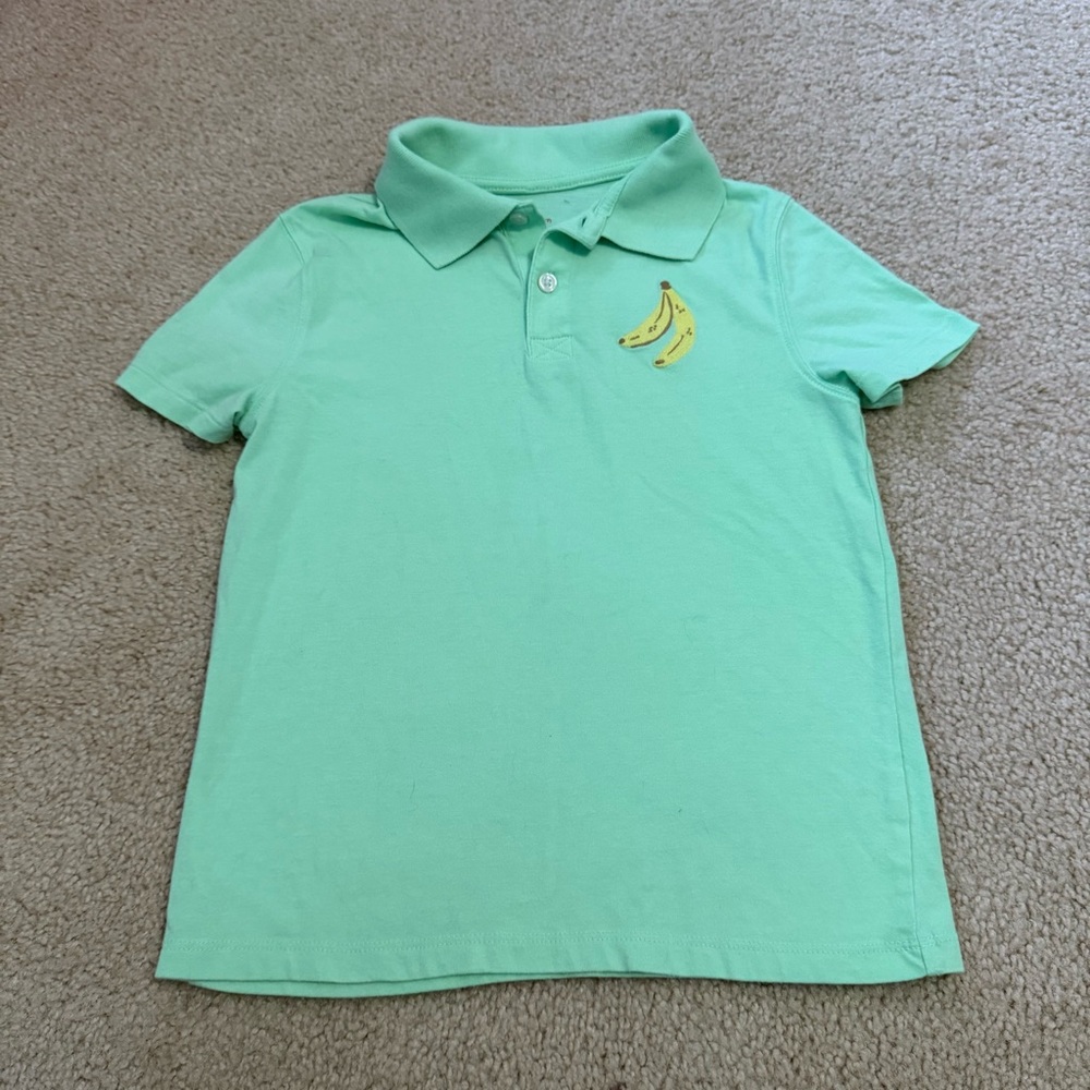 3/$25 Cat & Jack Banana Polo - Picture 2 of 4